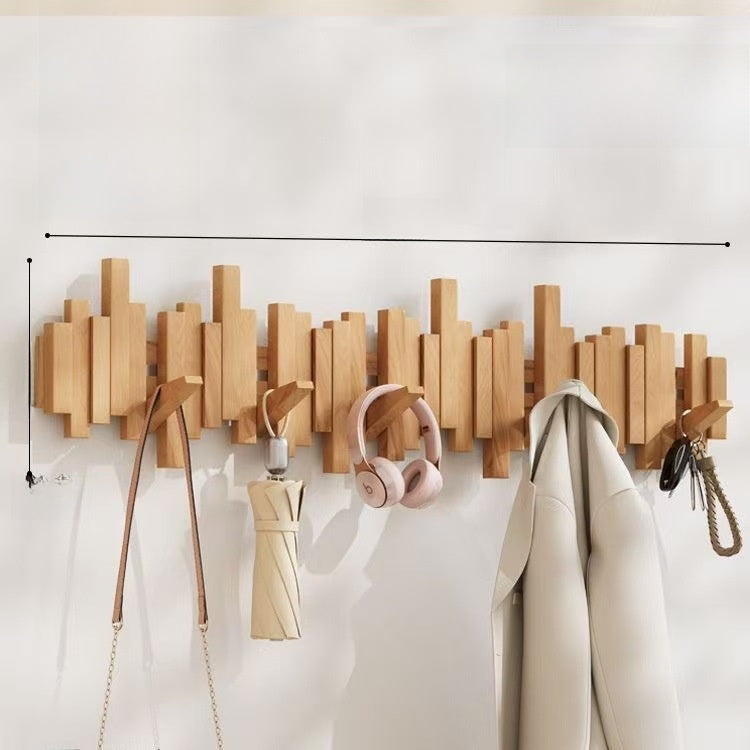 Piano key coat hanger