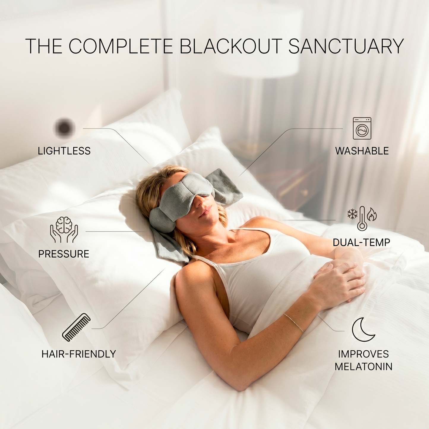 Gravity Eye Mask for Sleep and Relaxation