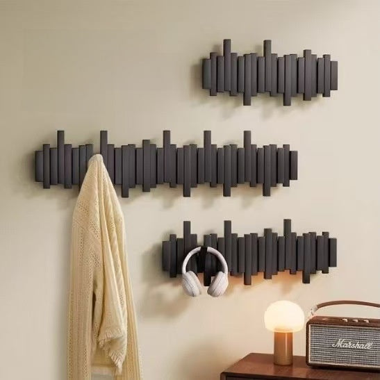 Piano key coat hanger