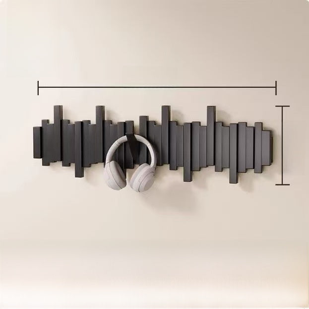 Piano key coat hanger
