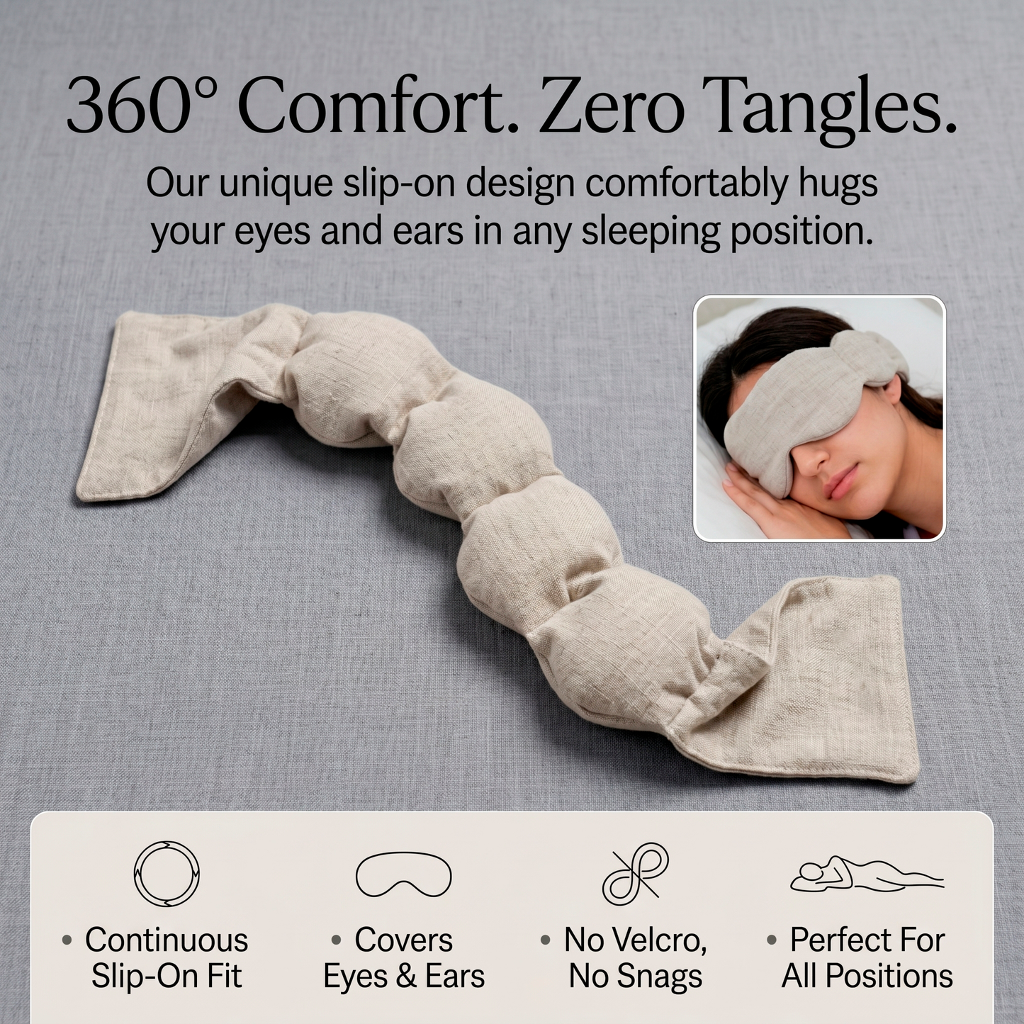 Gravity Eye Mask for Sleep and Relaxation