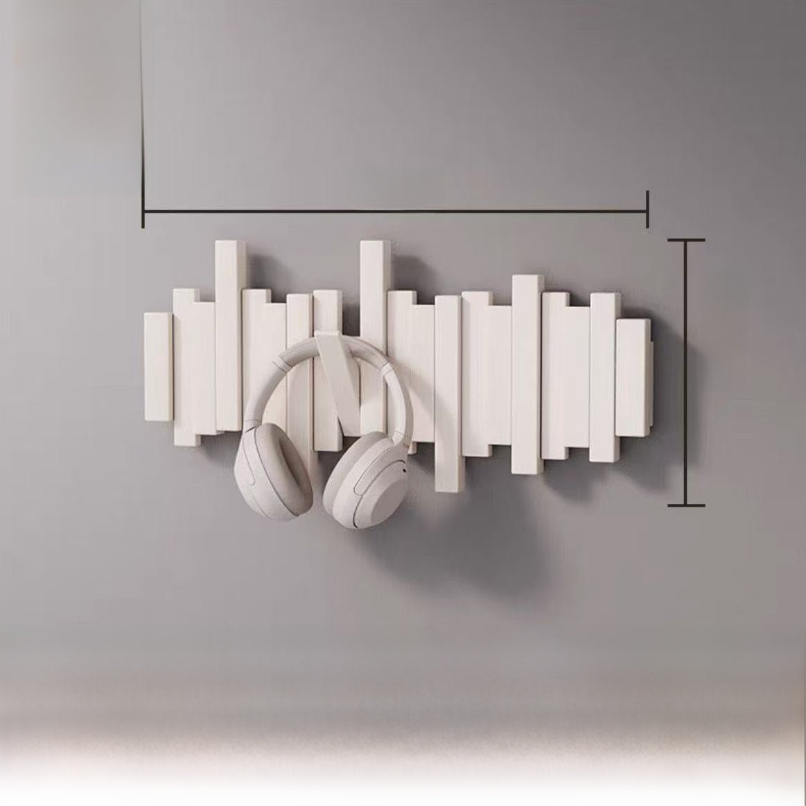 Piano key coat hanger