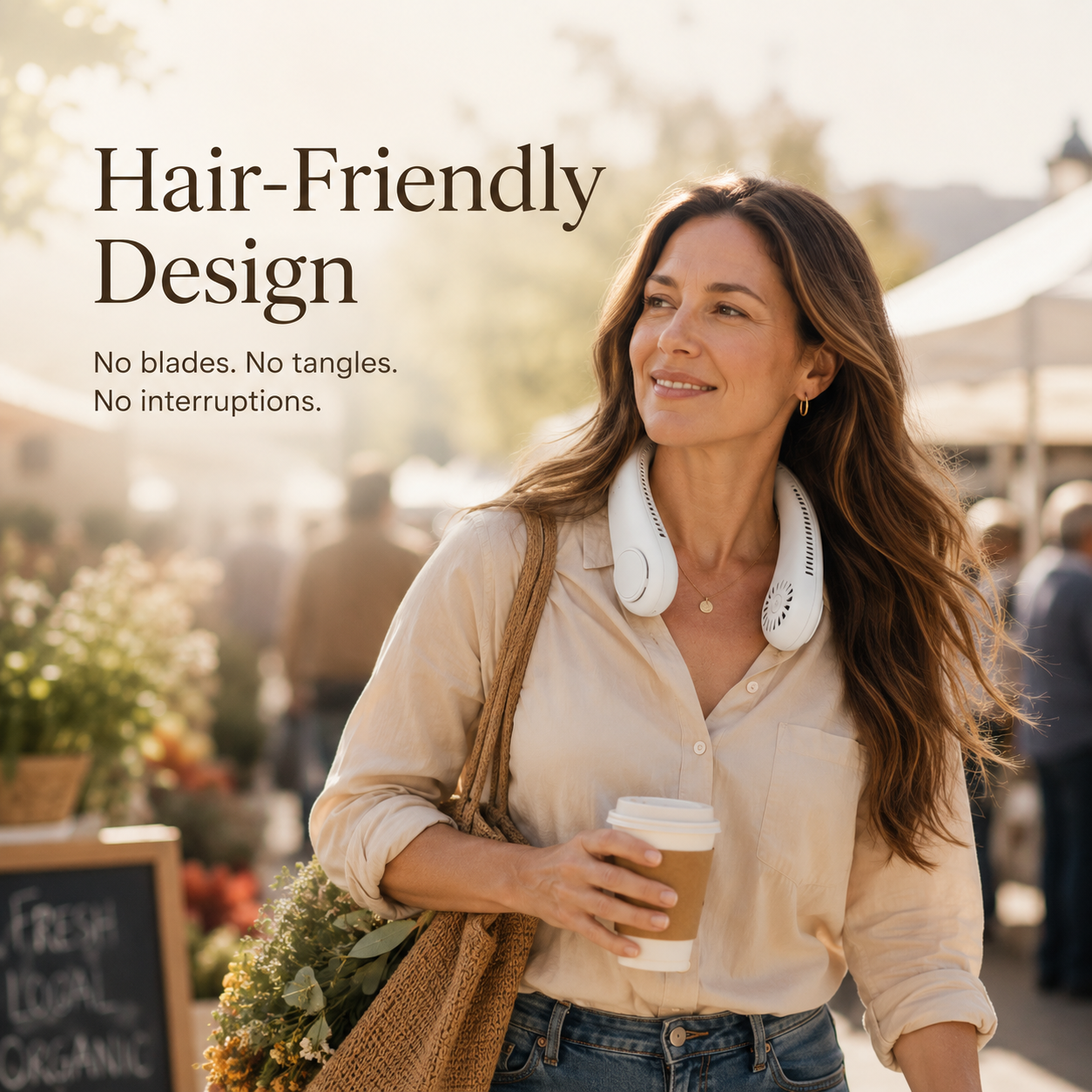 Hands-Free Hot Flash Relief