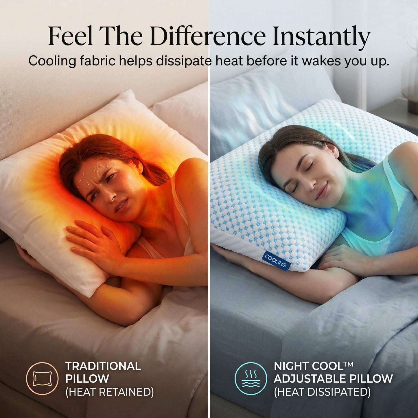 Night Cool Adjustable Pillow