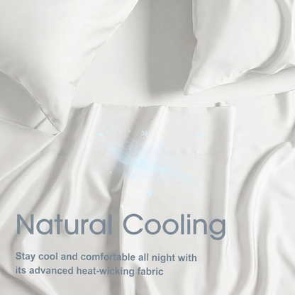 6-Piece: Luxury Home Cool Bamboo-Fiber Sheet Set