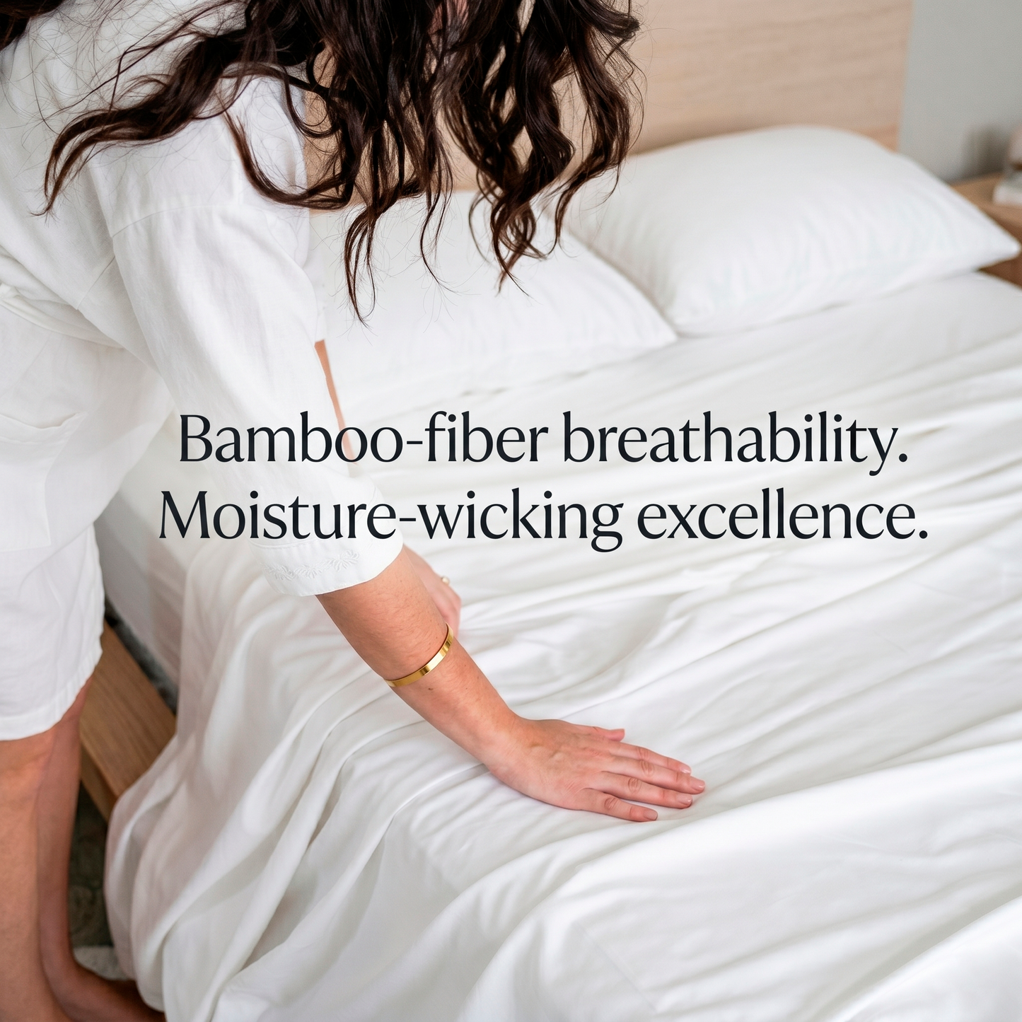 6-Piece: Luxury Home Cool Bamboo-Fiber Sheet Set