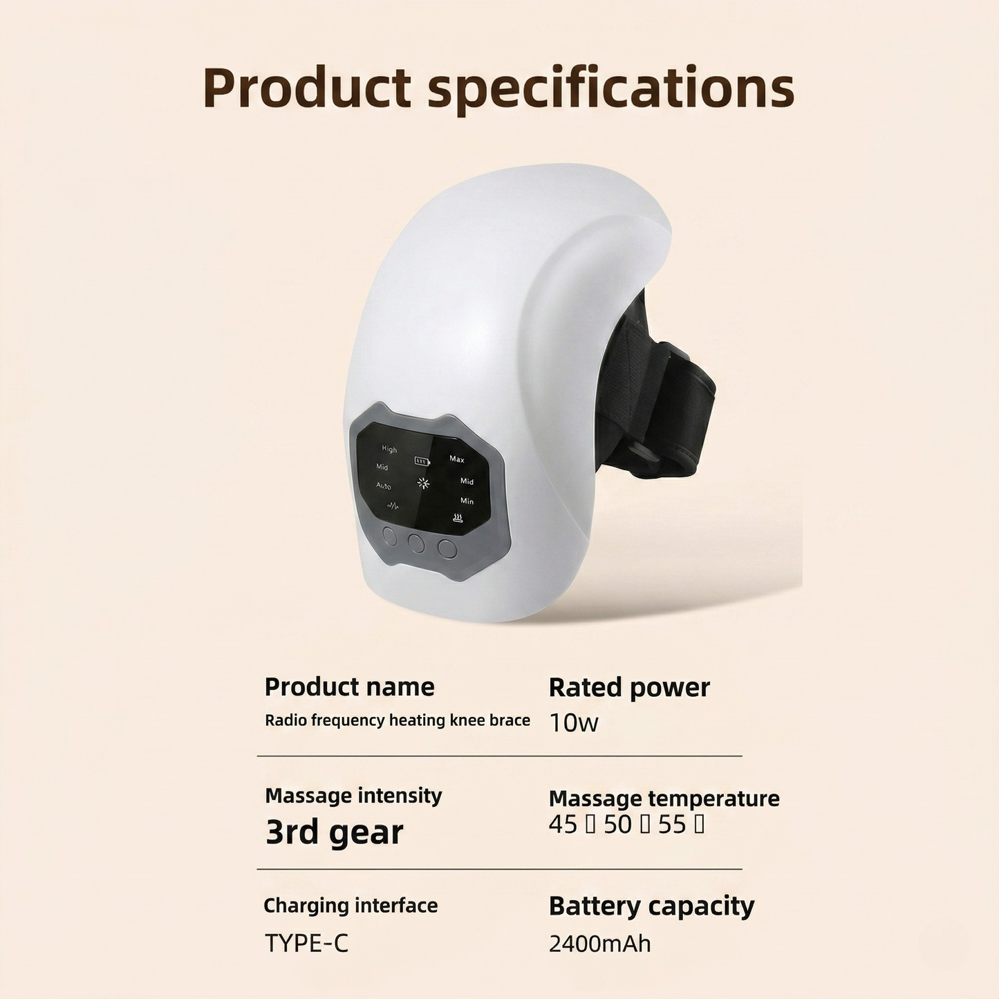 Luuma Knee Relief Massager — Heat + Vibration