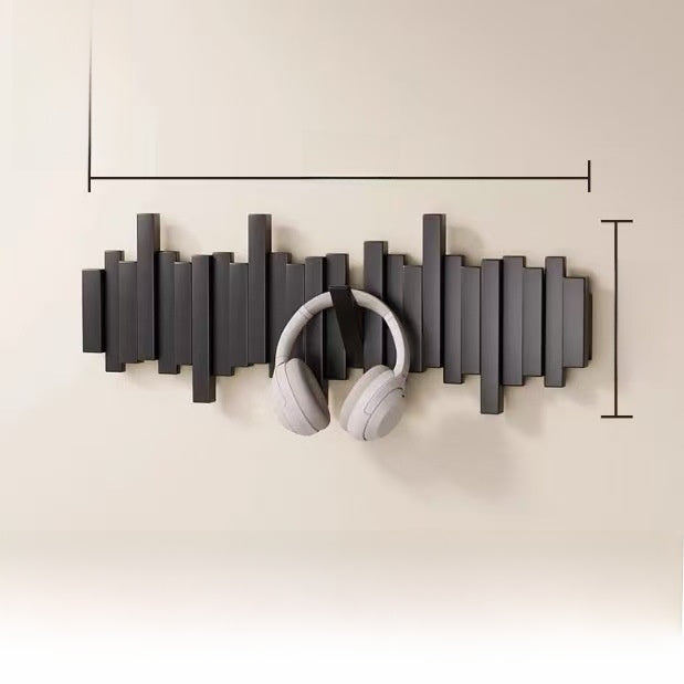 Piano key coat hanger