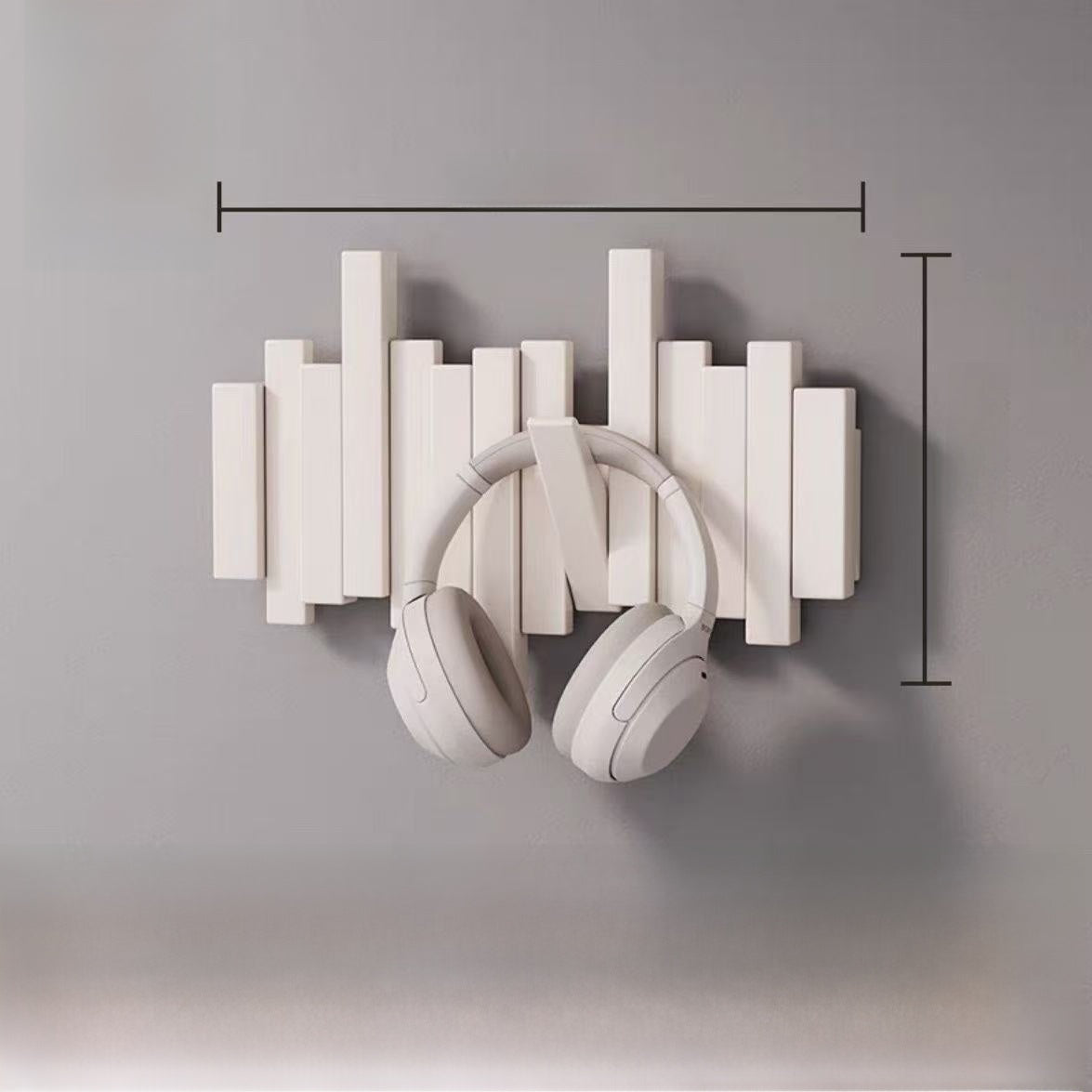 Piano key coat hanger