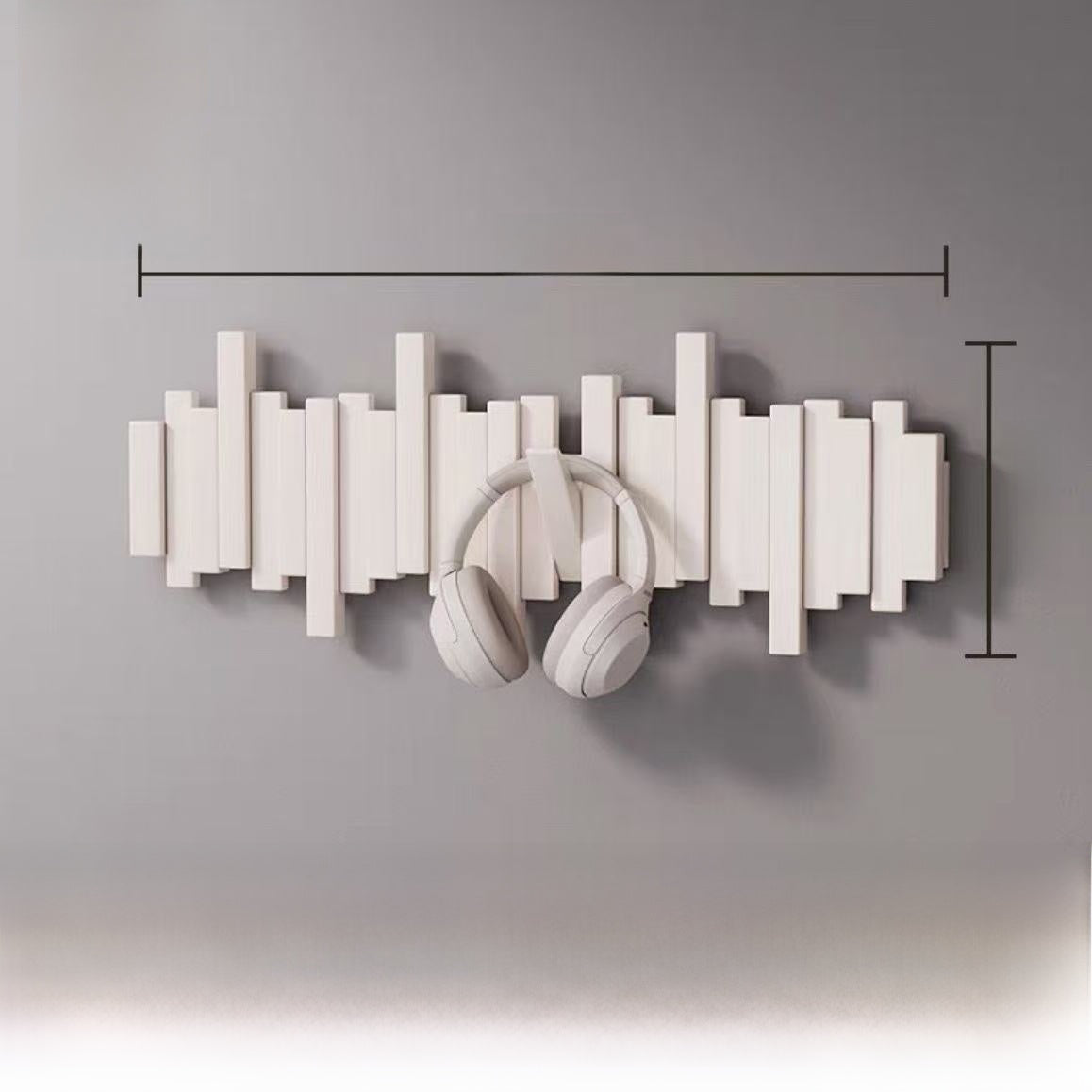 Piano key coat hanger