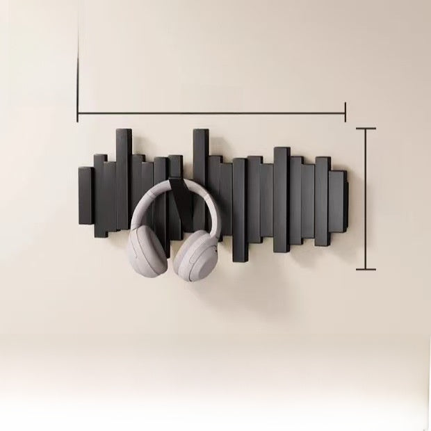 Piano key coat hanger